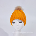 Winter knitted hat for ladies